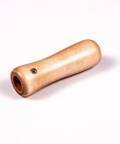 Replacement wooden handle for metal steamhead
